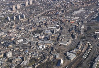 General oblique view centred on the city, taken from the SW.