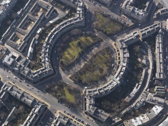 Oblique aerial view centred on the Circus, taken from the NE.