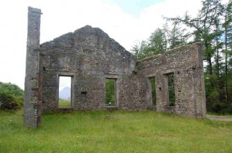 The remains of a structure associated with the Raasay mines,