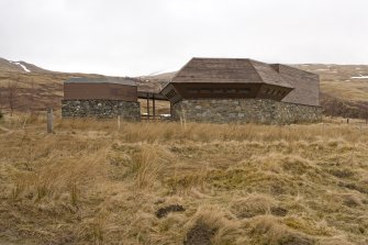 View of Ben Lawers Visitors Centre, taken from WSW