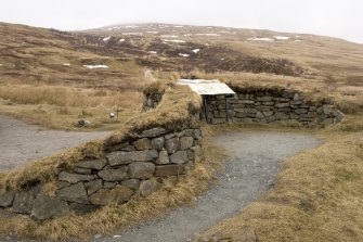 Ben Lawers Visitors Centre, detail of viewpoint and information board