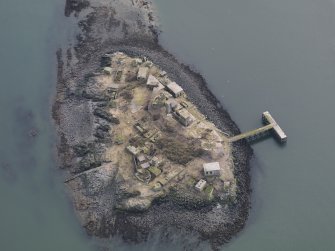 General oblique aerial view centred on the Island, taken from the NNW.