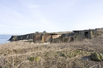 General view from SW showing gun emplacement in relation to Battery Observation Post.
