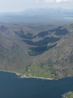 General oblique aerial view of Kylerhea, taken from the E.