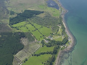 Oblique aerial view centred on Applecross, taken from the NE.