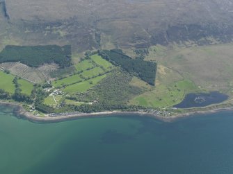 General oblique aerial view of Applecross, taken from the WNW.