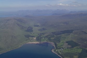 General oblique aerial view of Applecross, taken from the SW.