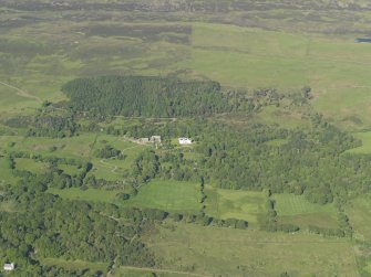 General oblique aerial view of Drimnin House and policies, taken from the SW.