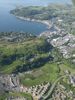 General oblique aerial view of Oban, taken from the S.
