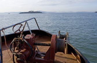 General view from E of island.