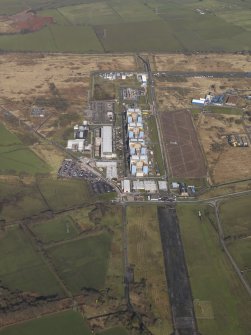 Oblique aerial view centred on the Nuclear power station, taken from the SE.