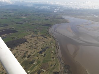 General oblique aerial view centred on the explosives works, taken from the WSW.