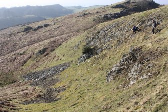General view of lithic working site taken from SE.