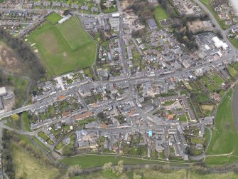 Oblique aerial view of the town, taken from the S.