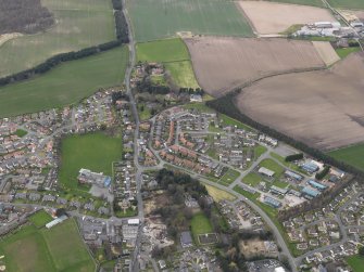 General oblique aerial view of the town, taken from the S.