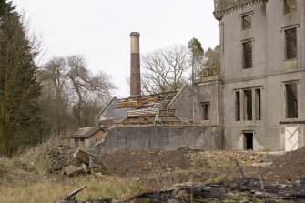 W range with chimney, view from SE