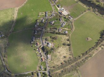 Oblique aerial view centred on the village, taken from the SW.