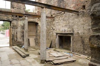 Interior. Ground floor, entrance hall from SE