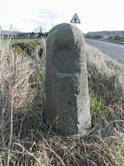 View of milestone from W.