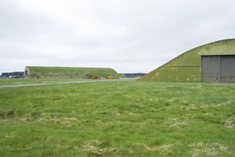 General view of both L type aircraft hangars in the SE dispersal area.
