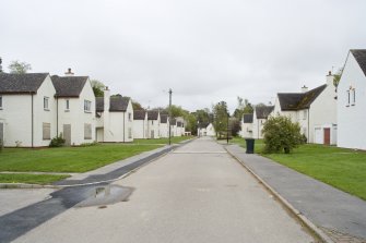 General view from NW of Kinloss Park, the former officers' married quarters