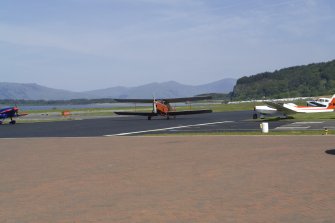 de Havilland DH87B Hornet Moth (G-ADNE) preparing for take-off at Oban Airport (North Connel). Aircraft formerly owned by Ted Fresson.