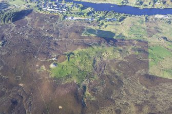 General oblique aerial view of The Ord, Lairg, taken from the W.