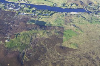 General oblique aerial view of The Ord, Lairg, taken from the WSW.