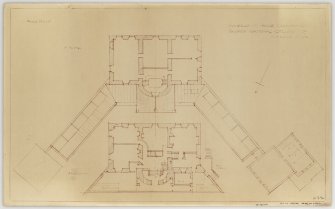 Inverleith House, Scottish National Gallery of Modern Art.
Plan of basement and first floor.
Title: Inverleith House : Edinburgh Scottish National Gallery of Modern Art'.