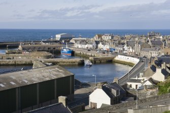 View of Macduff harbour from S