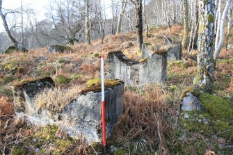 Site 68C - concrete cradles for original pipe