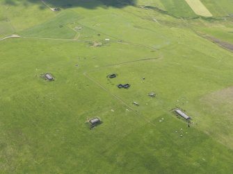 Oblique aerial view of the Noss Hill radar station, taken from the NW.