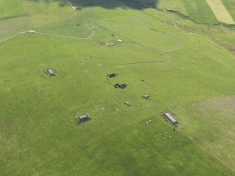 Oblique aerial view of the Noss Hill radar station, taken from the NW.