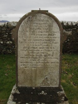 View of gravestone dated 1859.