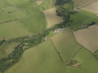 Oblique aerial view, taken from the E.