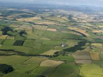 General oblique aerial view across central Fife, taken from the ENE.