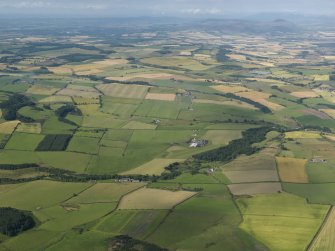 General oblique aerial view across central Fife, taken from the ENE.