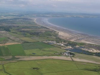 General oblique aerial view of Luce Bay, taken from the W.