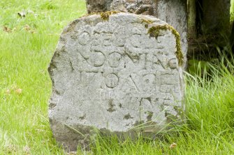 Gravestone 1. Detail