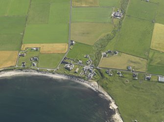 General oblique aerial view of Birsay, taken from the WSW.