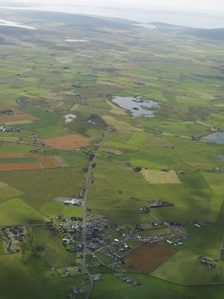 General oblique aerial view looking SE to the Loch of Bosquoy, taken from the NNW.