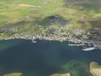 General oblique aerial view of Stromness, taken from the E.