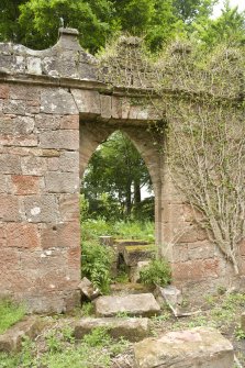 Arched doorway, view from SW