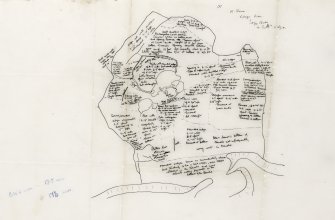 Plan of Village Area, Lazy Beds and Cultivation Ridges (extensively anotated), Ink & Pencil, No Scale, HW83SW 8