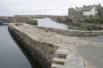 Old harbour, E wall,  view from SSW