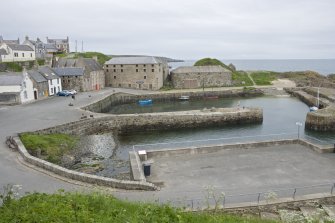 Old harbour, Portsoy, general view from ESE