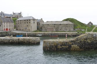 Old harbour, Portsoy, view from E