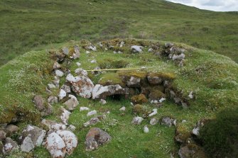 Annishader Main Group (NG 440 509): kiln barn NG 44016 50838, detail of kiln, looking S