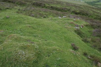 Annishader: kiln barn at NG 44359 50964 with external kiln NG 44349 50967, looking W