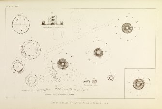 Plate XXVI, Christian Maclagan's1875 'The Hillforts, Stone Circles and other Structural Remains of Ancient Scotland'.